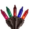 100ct Multi-Color Mini Christmas Lights - 35ft, Brown Wire -Beauty Wreaths Shop northlight ha91218 updated multi 37066.1683296035