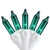 100 Count Teal Mini Icicle Christmas Lights, 3.5 Ft White Wire -Beauty Wreaths Shop northlight ha91227 2 93995.1667529839