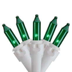 100 Count Green Mini Icicle Christmas Lights - 3.5 Ft White Wire 10 100 Count Green Mini Icicle Christmas Lights - 3.5 Ft White Wire -Beauty Wreaths Shop northlight ha91229 1 sample 22177.1667642874