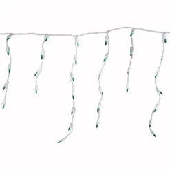 100 Count Green Mini Icicle Christmas Lights - 3.5 Ft White Wire 9 100 Count Green Mini Icicle Christmas Lights - 3.5 Ft White Wire -Beauty Wreaths Shop northlight ha91229 updatedlayered 15297.1667642873