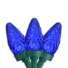 50ct Faceted Blue LED C7 Christmas Lights, 20.25ft Green Wire -Beauty Wreaths Shop northlight ha91266 1 sample 51188.1682445278