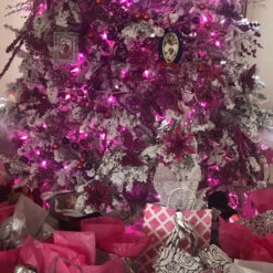 70 Count Pink LED C6 Faceted Christmas Lights, 22.5 Ft White Wire -Beauty Wreaths Shop northlight ha91272 cxpic 87879.1677518316