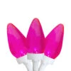 25 Count Pink LED C7 Christmas Lights, 16 Ft White Wire -Beauty Wreaths Shop northlight ha91286 1updated 16908.1667533739