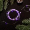 100ct Purple LED Micro Fairy Lights, 16ft Copper Wire 2 100ct Purple LED Micro Fairy Lights, 16ft Copper Wire -Beauty Wreaths Shop northlight ha93759 1 81221.1677103265