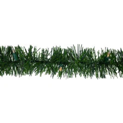 18' Pre-Lit Battery Operated Pine Artificial Christmas Garland - Warm White LED Lights -Beauty Wreaths Shop northlight ha99334 3 26190.1679328596