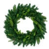 Pre-Lit Gunnison Pine Artificial Christmas Wreath - 48-Inch, Clear Lights -Beauty Wreaths Shop northlight hb27092 53483.1667623632