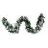 9' X 10" Flocked Somerset Spruce Artificial Christmas Garland - Unlit -Beauty Wreaths Shop northlight hb27119 92552.1667623635