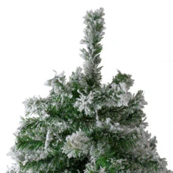 6.5' Flocked Winter Park Fir Artificial Christmas Tree - Unlit -Beauty Wreaths Shop northlight hb27123 2 39926.1667569519