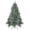 6.5' Flocked Winter Park Fir Artificial Christmas Tree - Unlit -Beauty Wreaths Shop northlight hb27123 15521.1667569518