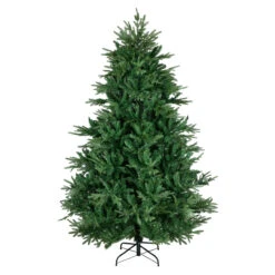 6.5' Juniper Pine Artificial Christmas Tree, Unlit -Beauty Wreaths Shop northlight hb92566 4 73700.1667642597