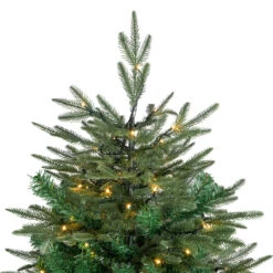 7.5' Pre-Lit Hudson Fir Artificial Christmas Tree, Warm White LED Lights -Beauty Wreaths Shop northlight hb92572 2 97343.1667663810