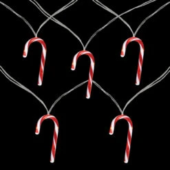 7ct Red And White Candy Cane Christmas Lights - 4.5ft Clear Wire -Beauty Wreaths Shop northlight hc90642 sample 2 79787.1682459870