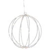 8-Inch LED Lighted Christmas Hanging Ball Decoration - Warm White Lights -Beauty Wreaths Shop northlight hc92402 1 sample 77203.1667553989