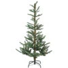 9' Pre-Lit Nordmann Fir Artificial Christmas Tree - Warm Clear LED Lights
