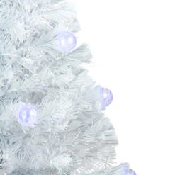 3' Pre-Lit White Fiber Optic Artificial Christmas Tree, White Lights -Beauty Wreaths Shop northlight j65105 2 85872.1683034940