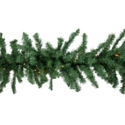 9' X 20" Pre-Lit Green Artificial Pine Christmas Garland, Warm White LED Lights -Beauty Wreaths Shop northlight j94188 220use20for20j94190 02937.1667312614