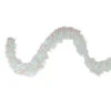 50' X 4" White Iridescent Artificial Christmas Garland - Unlit -Beauty Wreaths Shop northlight k00364 80527.1667657973