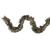 50' X 4" Shiny Silver, Red And Green Wide Cut Tinsel Christmas Garland - Unlit -Beauty Wreaths Shop northlight k00368 65726.1667657673