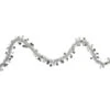 50' X 1.5" Silver Tinsel Christmas Garland With Polka Dots - Unlit -Beauty Wreaths Shop northlight k94054 1 65462.1667568827