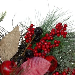 Autumn Harvest Pine, Berry And Pomegranate Wreath, 24 Inch, Unlit -Beauty Wreaths Shop northlight kji20x6888 3 updated 70525.1667662299