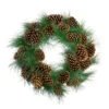 Long Needle Pine And Pine Cone Artificial Christmas Wreath - 24-Inch, Unlit -Beauty Wreaths Shop northlight kji28182 81680.1667575836