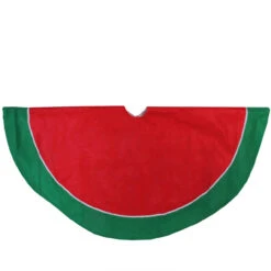 48" Red And Green Traditional Christmas Tree Skirt -Beauty Wreaths Shop northlight l18986 2 59313.1667536256