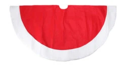 48" Red And White Traditional Christmas Tree Skirt With Border -Beauty Wreaths Shop northlight l18987 3 65909.1667576094