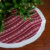 48" Red And White Knitted Snowflake Lodge Christmas Tree Skirt -Beauty Wreaths Shop northlight l27903 32461.1667529976