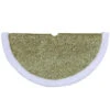 20" Gold Glittered Mini Christmas Tree Skirt With Faux Fur Trim -Beauty Wreaths Shop northlight l27919 1 17771.1667572669