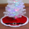 20" Traditional Red And White Santa Claus Belt Buckle Mini Christmas Tree Skirt -Beauty Wreaths Shop northlight l85588 updated 49762.1667655363