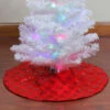 20" Red Sequin Snowflake Pattern Mini Christmas Tree Skirt -Beauty Wreaths Shop northlight l85596 1 88814.1667654597