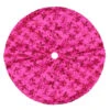 20" Pink Sequin Snowflake Mini Christmas Tree Skirt -Beauty Wreaths Shop northlight l85601 1 14215.1667488399