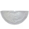 48-Inch White Sheer Organza With Faux Fur Trim Christmas Tree Skirt -Beauty Wreaths Shop northlight l87967 1 sample 14474.1667530462