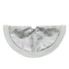 20-Inch Silver And White Metallic Snowflake Mini Christmas Tree Skirt -Beauty Wreaths Shop northlight l88046 1 sample 73434.1667534356