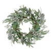 24" Artificial Flocked And Iced Mixed Pine Christmas Wreath -Beauty Wreaths Shop northlight ll89746 1 sample 33381.1667528739