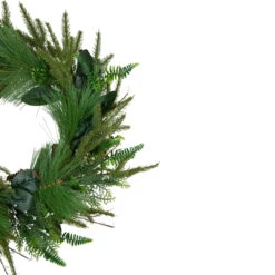 Long Needle Pine And Mixed Foliage Artificial Christmas Wreath, 25-Inch, Unlit -Beauty Wreaths Shop northlight ll89753 2 08518.1667530136