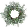 Frosted Green Mixed Foliage And Blueberries Artificial Christmas Wreath, 26-Inch, Unlit -Beauty Wreaths Shop northlight ll89770 1 52459.1667530137