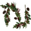 6' Green And Red Pinecones And Berries Artificial Christmas Garland- Unlit 1 6' Green And Red Pinecones And Berries Artificial Christmas Garland- Unlit -Beauty Wreaths Shop northlight ll94321 2 46992.1680184327