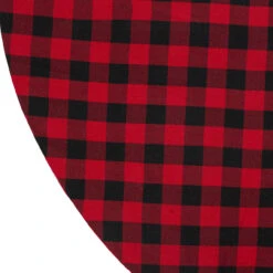 48" Red And Black Buffalo Plaid Christmas Tree Skirt -Beauty Wreaths Shop northlight lt90732 6 36284.1667576858