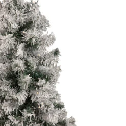 3' Pre-Lit Heavily Flocked Medium Pine Artificial Christmas Tree - Warm White LED Lights -Beauty Wreaths Shop northlight m84223 2 updated 00310.1667657517