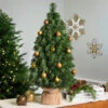 24" Medium Traditional Green Mini Pine Artificial Christmas Tree In Burlap Sack - Unlit -Beauty Wreaths Shop northlight m88702 1 91281.1669400504