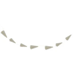 6.5' LED Lighted White Mini Sisal Tree Christmas Garland - Warm White Lights -Beauty Wreaths Shop northlight my88433 sample 59121.1667575256