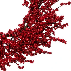 Red Berries Artificial Christmas Wreath, 22-Inch, Unlit -Beauty Wreaths Shop northlight nl00344 3 updated 17137.1669936911