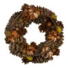 Pine Cones And Gourds Autumn Harvest Wreath, 13.25-Inch, Unlit -Beauty Wreaths Shop northlight nl00535 55852.1667597382