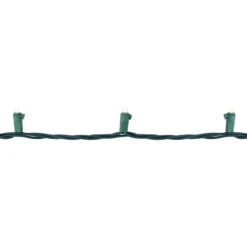 100ct Warm White LED Wide Angle Christmas Lights, 33ft Green Wire -Beauty Wreaths Shop northlight nl02546 2 47934.1678131721