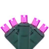 50ct Pink LED Wide Angle Christmas Lights, 16.25ft Green Wire -Beauty Wreaths Shop northlight nl02566 1 85706.1667656685