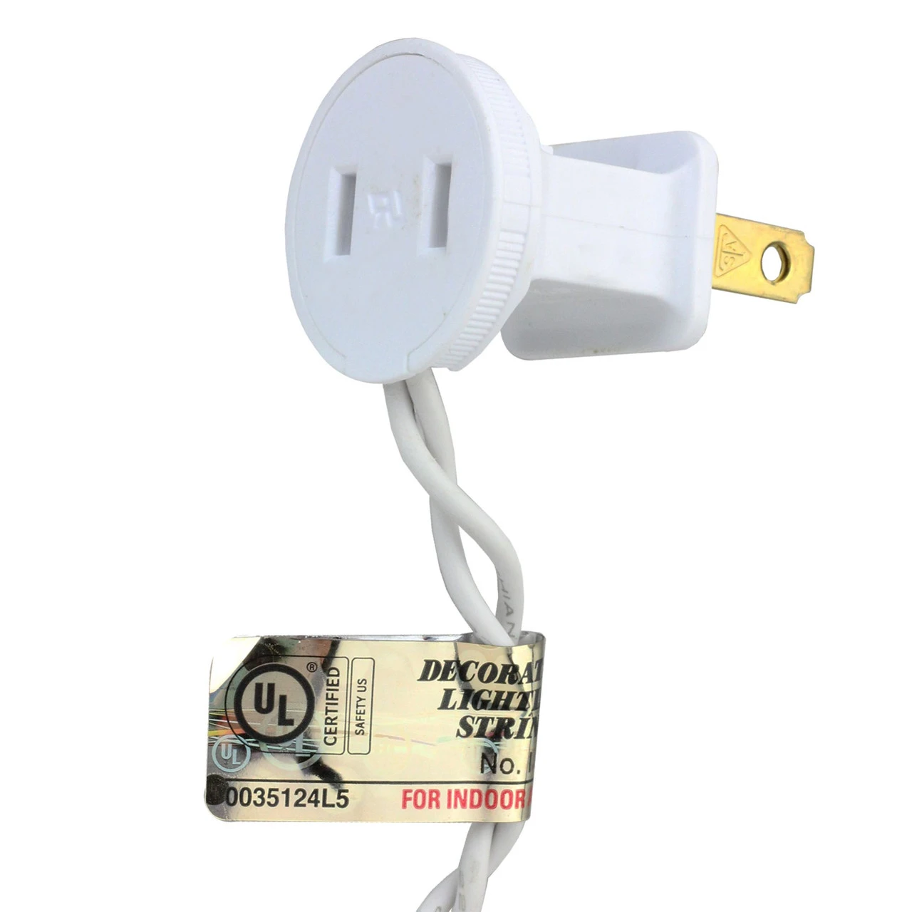 50 Red And White LED Wide Angle Christmas Lights - 16.25 Ft White Wire 4 50 Red And White LED Wide Angle Christmas Lights - 16.25 Ft White Wire - Image 2