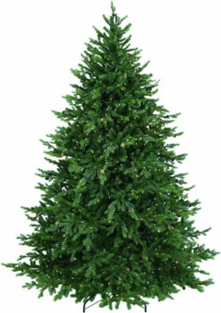 6.5' Pre-Lit Full Hunter Fir Artificial Christmas Tree - Clear Lights