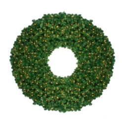 Beauty Wreaths Shop 31 48" Pre-Lit Olympia Pine Artificial Christmas Wreath - Clear Lights