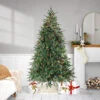 7.5' Pre-Lit Medium Hunter Fir Artificial Christmas Tree - Multicolor Lights